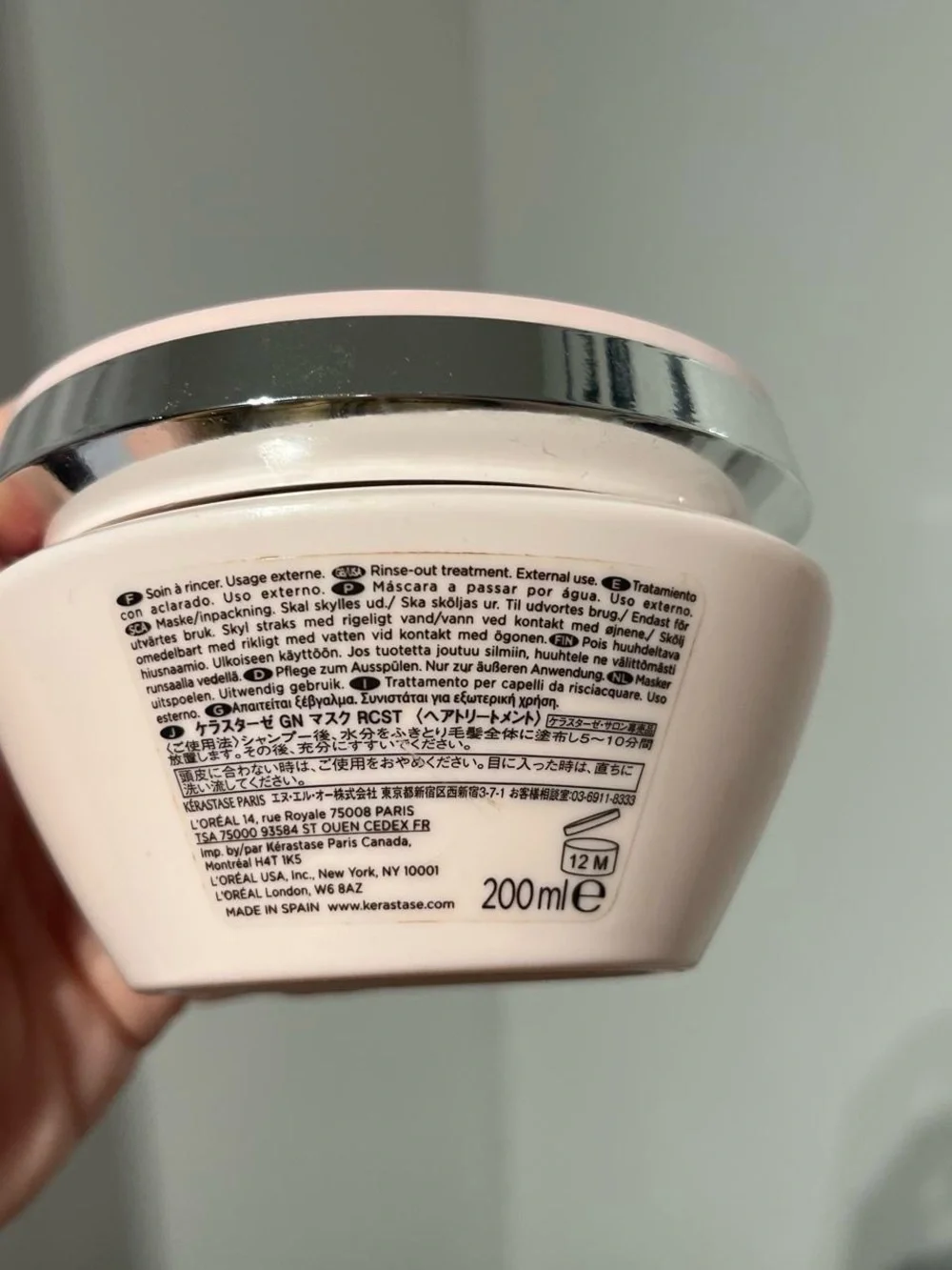 Kerastase deeply hair weakened